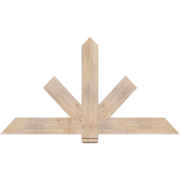 Ekena Millwork Kennewick Smooth Timber Gable Bracket, Douglas Fir, 60"W x 32"H x 1 1/2"D x 5 1/2"F, 13/12 Pitch GBW060X32X0206KEN00SDF - main